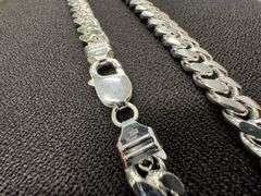 Sterling Silver Solid Miami Cuban Link Chain 9.2mm 925 Italy Heavy Curb Necklace 26" Inch