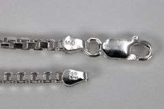 Sterling Silver Box Chain 2.4mm Genuine Solid 925 Italy Classic New Bracelet 8" inch