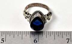 Southwestern Style Dome Ring in Sterling Silver