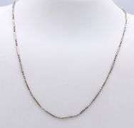 Vintage 925 sterling silver Mexico beads chain necklace