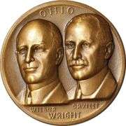 Wright Brothers Bronze Medal Ohio State Seal