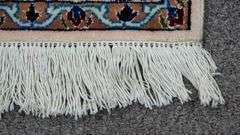 Handmade w/Silk Persian Nain 3.9x6.4