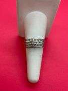 CERTIFIED 14K WHITE GOLD DIAMOND BAND
