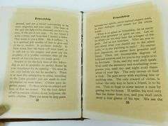 Emerson - Friendship & Other Essays Antique Book