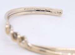 Vintage 925 Sterling Silver Twisted Bangle Bracelet