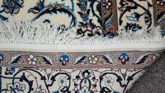 Handmade w/Silk Persian Nain 3.4x4.10