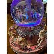 Carousel Horse Snow Globe Rotating Music Box