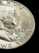1963 D UNC Quality Franklin Half Dollar