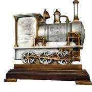Industrial Steampunk Locomotive Table Clock