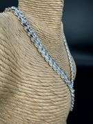 Sterling Silver Solid Miami Cuban Link Chain 9.2mm 925 Italy Box Lock Necklace 24"