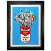 Tomato Pop (Blue) by Mr Brainwash,