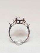 Ladies Huge 5 Ct VVs1 White E-F Simulated Lab Diamond Ring