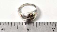 Dome Style Ring in Sterling Silver