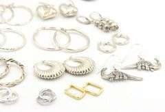 Group lot of Vintage 925 sterling silver earrings