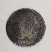 1833 Capped Bust Dime, Circulated
