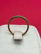 LADIES 14K YELLOW GOLD DIAMOND BAND