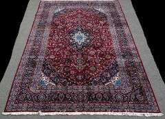 Handmade Persian Kashan 8.2x11.9