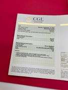 certified 14k white gold diamond ring / band