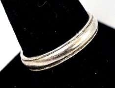 Ring Band in Sterling Silver