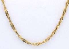 Italian 925 sterling silver rope chain necklace