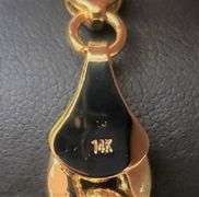 Limited Huge 171.1 Grams MLB 14 Kt Gold Plate Cuban Link Chain