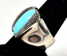 Turquoise Gemstone Ring in Sterling Silver