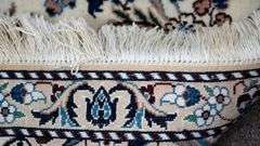 Handmade w/Silk Persian Nain 2.11x4.4