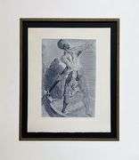 Highly Collectible Salvador Dali Original Copper Engraving Circa 1965
