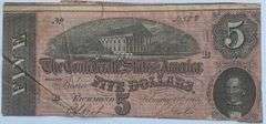 $5 CSA 1864 Series Note