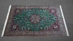 Handmade w/Silk Persian Nain 4.0x6.8