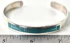 Curtis Manygoats Turquoise Gemstone Cuff Bracelet