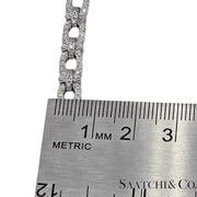 18k (750) White Gold Natural Round 248 Diamond Bracelet