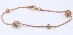 Group lot of 2 vintage 925 sterling silver bracelets
