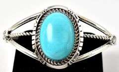 Robert Shakey Turquoise Gemstone Cuff Bracelet