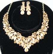 Set Of Fashion Jewelry Neck Lace And Earrings