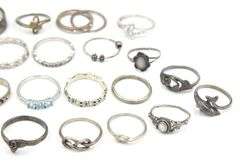 Group lot of Vintage 925 sterling silver rings
