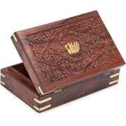 Handcrafted Sheesham Wood Keepsake Storage Box