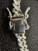 Sterling Silver Solid Miami Cuban Link Chain 5.7mm 925 Italy Box Lock Bracelet 8"