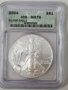 2004 MS 70 ICG Silver Eagle