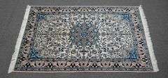 Handmade w/Silk Persian Nain 3.10x6.7