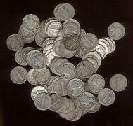 Bag of 100 assorted mixed date silver Mercury Dimes