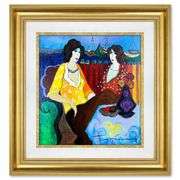 At the Port by Tarkay (1935-2012)