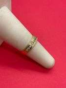 14K YELLOW GOLD DIAMOND BAND