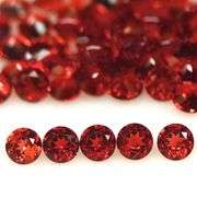 Premium color! 7.03ct diamond cut Garnet set!