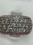 CERTIFIED BRAND NEW 14K WHITE GOLD AND DIAMOND RING