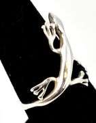 Lizard Ring in Sterling Silver