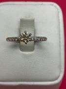 CERTIFIED BRAND NEW 14K WHITE GOLD DIAMOND ENGAGEMENT RING