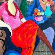 Chit Chat by Tarkay (1935-2012)