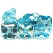 Exciting! 9.20ct CUSHION CUT Swiss blue Zircon!