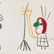 M. 1019 from L'enfance d'Ubu by Miro (1893-1983)
